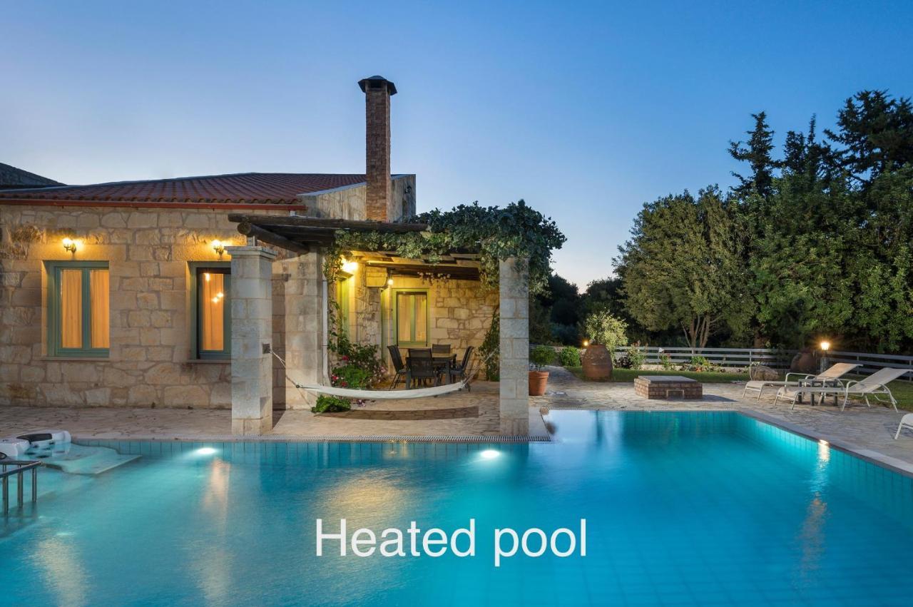 Boutique Villa Petra Amanda Heated Pool Optional Fílippos Exterior foto